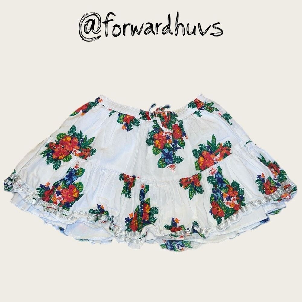 Kids R Us Toddler Skort – Tiered Floral Pattern Built-In Shorts – Size 2T